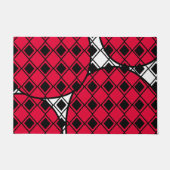 Pink Blob Harlequin Deurmat (Voorkant)