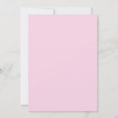 Pink Blooming Lys Baby shower Invitation (Dos)