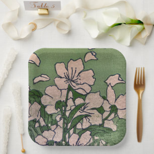 Pink Blossom Cascade Paper Bord