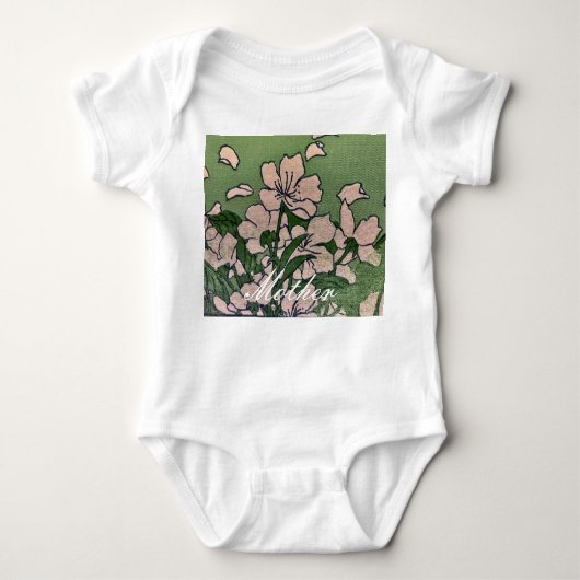 Pink Blossom Green Romper (Voorkant)