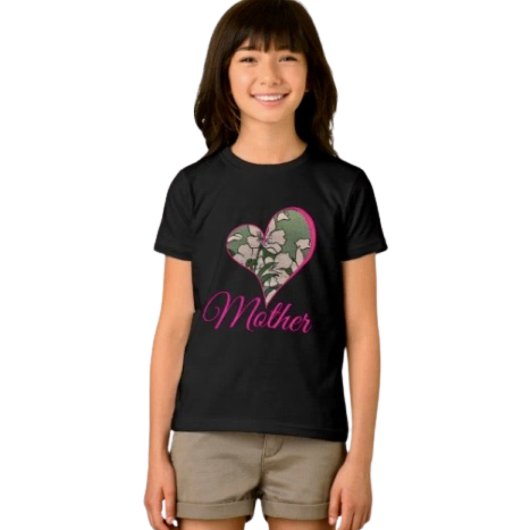 Pink Blossom Green Tri-Blend Shirt