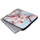Pink Blossom Magic Electronics Bag Laptop Sleeve (Voorkant onderkant)