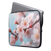 Pink Blossom Magic Electronics Bag Laptop Sleeve (Voorkant Links)