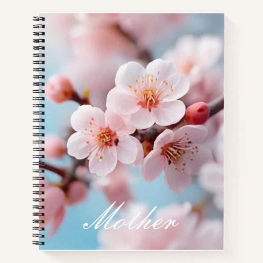 Pink Blossom Magic Notitieboek (Voorkant)