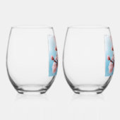 Pink Blossom Magic Wijnglas Zonder Voet (Rechts)