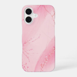 Pink Blossom Mist Phone Case iPhone 16 Hoesje