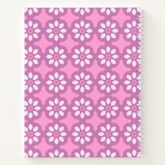 Pink Blossom Retro Notitieboek