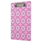 Pink Blossom Retro Tile Pattern Klembord (Links)