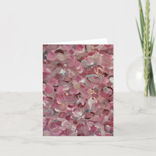 Pink Blubbles Blank Note Kaart