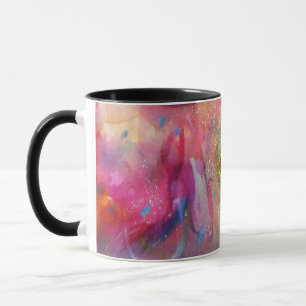 PINK BLUE ABSTRACT MET RODE RUBY MOK