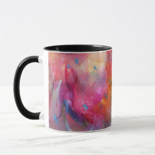PINK BLUE ABSTRACT MET RODE RUBY MOK