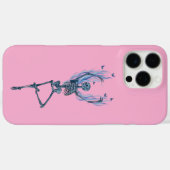 Pink Blue Flames Ballerina Dancing Skeleton Design Case-Mate iPhone Case (Achterkant (horizontaal))