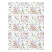 Pink Blue Floral Aquarelle Nappe (Devant)