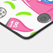 Pink Blue Green Golf Preppy Monogramme initial (Coin)