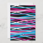 PINK & BLUE LINES Gender onthullen Uitnodiging (Achterkant)
