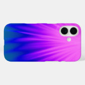 Pink & Blue Ombre iPhone 16 Coque (Verso (horizontal))
