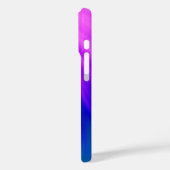 Pink & Blue Ombre iPhone 16 Coque (Verso / Gauche)