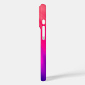 Pink & Blue Ombre iPhone 16 Coque (Verso / Gauche)