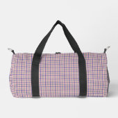 Pink Blue Plaid Classic Pattern Retro Plunjezak (Voorkant)