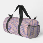Pink Blue Plaid Classic Pattern Retro Plunjezak (Rechterhoek)