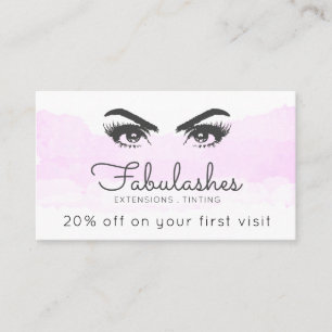 Pink Blush Cloud Make-up Artist Lash Services Kortingskaartje