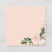 Pink Blush Guides géométriques Combien de cartes d (Dos)