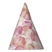 Pink Blush Roos Petals verjaardag Feesthoedjes (Rechts)