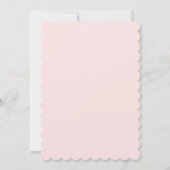 Pink Blush Waterverf Rozen Elegant Wedding Kaart (Achterkant)