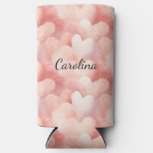 Pink Blush White Hearts (Voorkant)