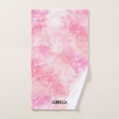 Pink Boho minimalist Ephemera ornament (Serviette à main)
