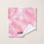 Pink Boho minimalist Ephemera ornament (Gant de toilette)