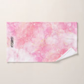 Pink Boho minimalist Ephemera ornament (Serviette à main)