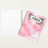 Pink Boho minimalist Ephemera ornament Planner (Display)
