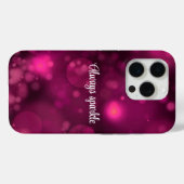Pink Bokeh Case-Mate iPhone Case (Achterkant (horizontaal))