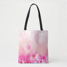 Pink Bokeh Tote Bag