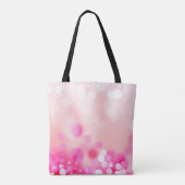 Pink Bokeh Tote Bag (Achterkant)