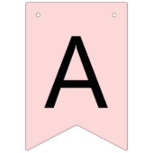 Pink Boo Gelukkig Verjaardagsfeestdecor Vlaggetjes (Derde vlag)