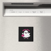 Pink Boo-jee Funny Ghost Halloween Magneet (Insitu (Vaatwasser))