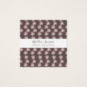 Pink Botanical Floral Brown Concepteur d'événement (Devant)