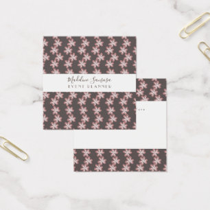 Pink Botanical Floral Brown Concepteur d'événement