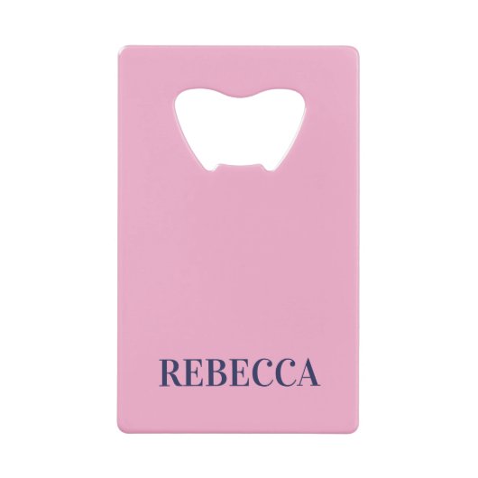 Pink Bottle Opener Custom Text Bar Key Gift Tool (Devant)