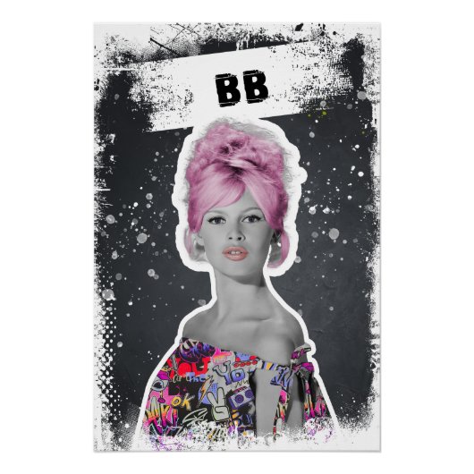 Pink Bouffant Muse (BB) Perfect Poster (Voorkant)