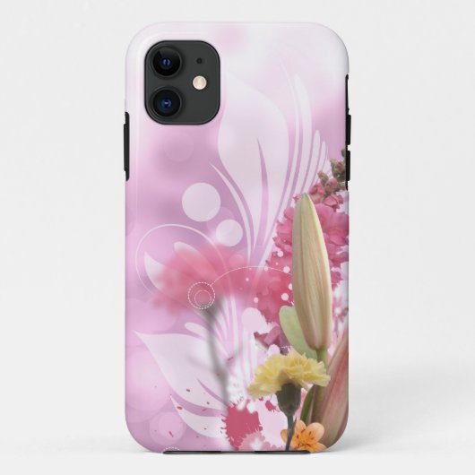 Pink Bouquet Case-Mate iPhone Case (Achterkant)
