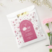 PINK BOW & ARCH FALL PUMPKIN FLOWERS BIRTHDAY BEDANKZAKJE (Gezegeld)