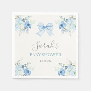 Pink Bow Baby shower Boy Servet