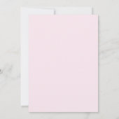 Pink Bow Berry Sweet Baby shower Kaart (Achterkant)