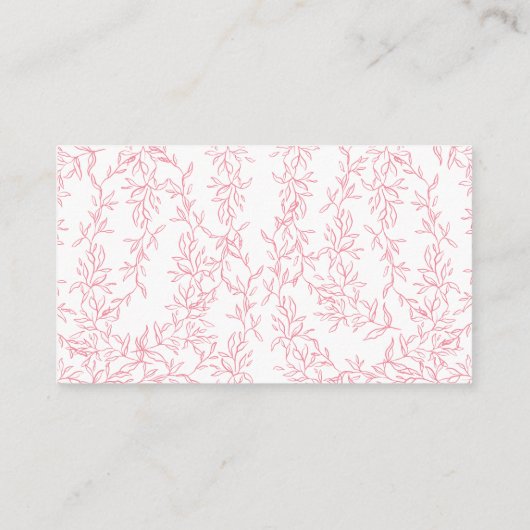 Pink Bow Bridal Shower Guess How Many Game Informatiekaartje (Achterkant)