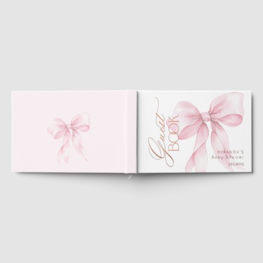 Pink Bow C'est une fille Bébé fille Douche (Complet)