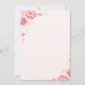 Pink Bow Coffee Bridal Shower Invitation (Dos)