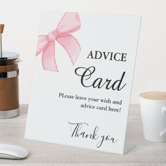 Pink Bow Conseils signe de douche nuptiale (In SItu)